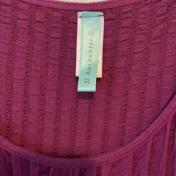 JJ Authentic Plum Short-Sleeved Dress (M/L) - Picture 5 of 7